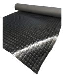 Piso De Goma Moneda Negro 1.40mt X 10mt 3mm( Rollo Entero)