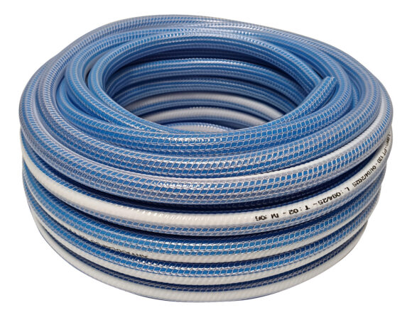 Manguera Riego 1/2 X 50mts Anticolapsable Trenzada Premium