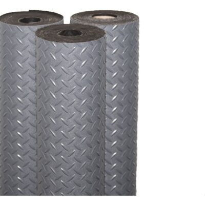 Piso Pvc Simil Goma Alto Transito 1.2mm Gris