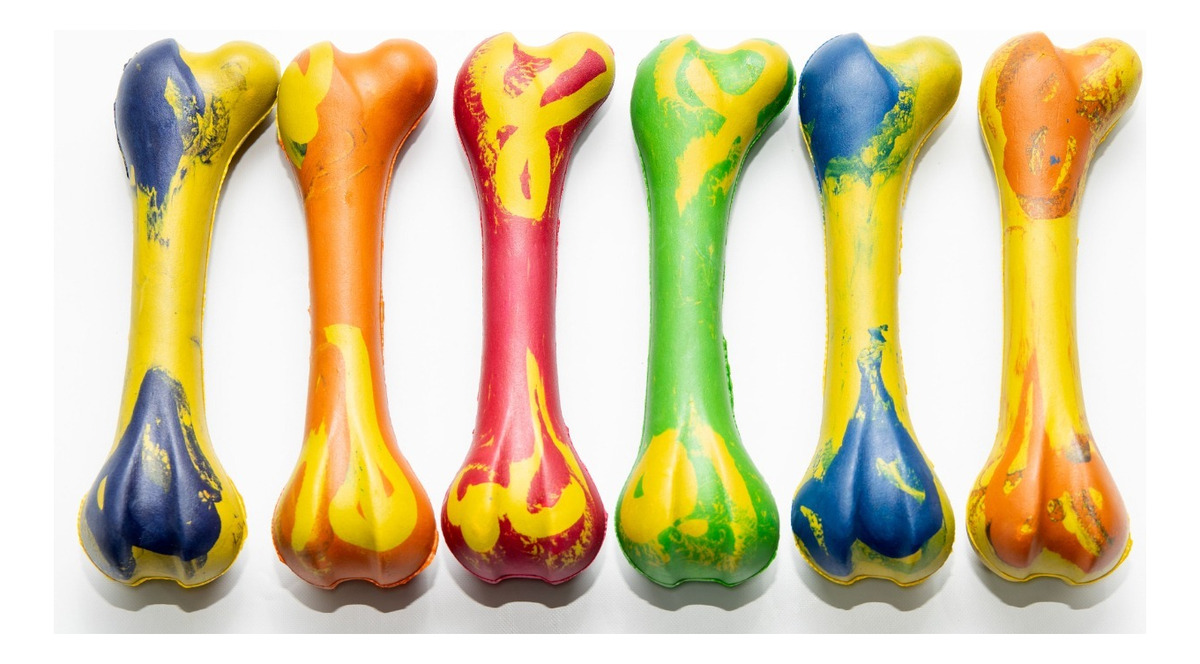 Juguete Para Perros De Goma Hueso Grande Caucho Natural - Image 3