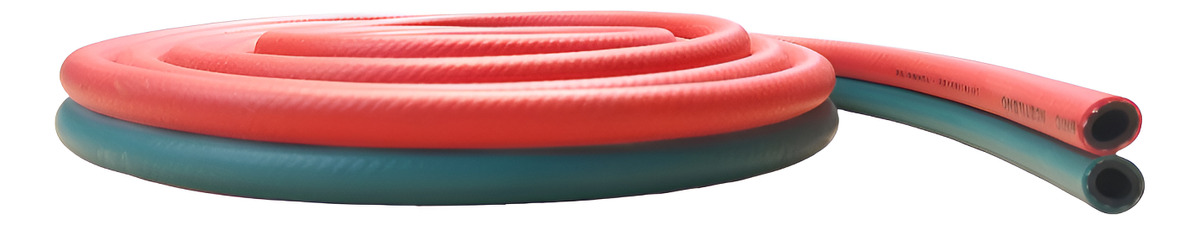 Manguera Doble Dupla 8/8 Oxigeno Acetileno 20 Metros Vip