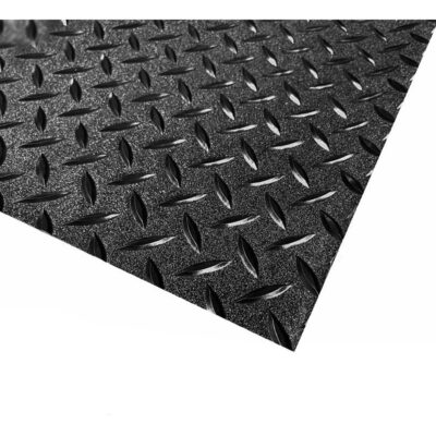 Piso Semilla Negro Pvc Simil Goma (1.50 X 1mt)