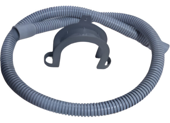Manguera Flexible Descarga Para Lavarropa 1.8 Mts + Curvador