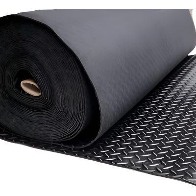 Piso De Goma/pvc Semilla Negro 3mm X 1mt X 3mt Alto Transito