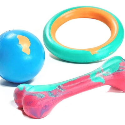 Kit Combo Juguetes De Goma Perros Grandes Mascotas