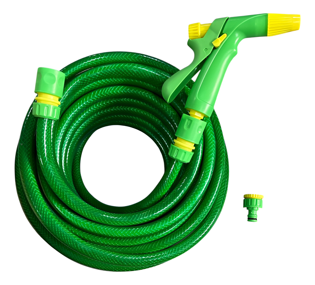 Manguera De Riego 1/2 Trenzada Reforzada X 50mts + Accesorio