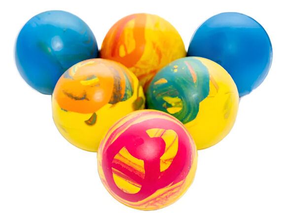 Pelota De Goma Caucho Maciza Para Perros 5cm X 12 Unidades - Image 2