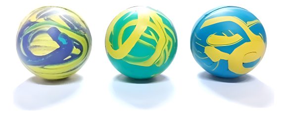 Pelota De Goma Caucho Maciza Para Perros 5cm X 3 Unidades