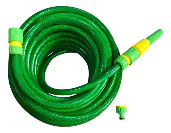 Manguera De Riego 1/2 Trenzada Reforzada X 50mts + Accesorio