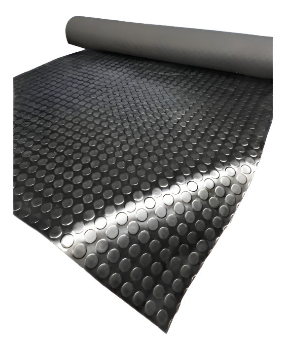 Piso De Goma/pvc Moneda 3mm 1,20mts Ancho Alto Transito M2