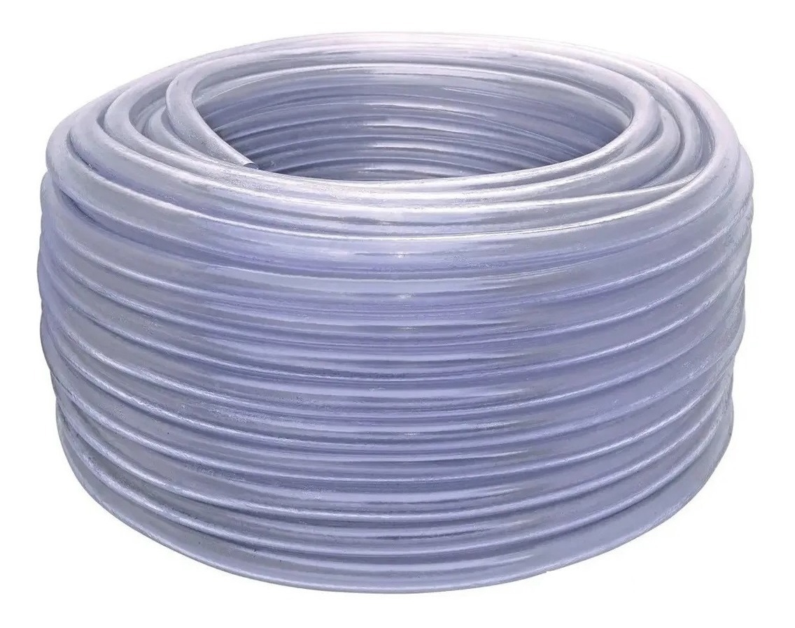 Manguera Tubo Cristal Transparente (19x23mm) 25mts Premium