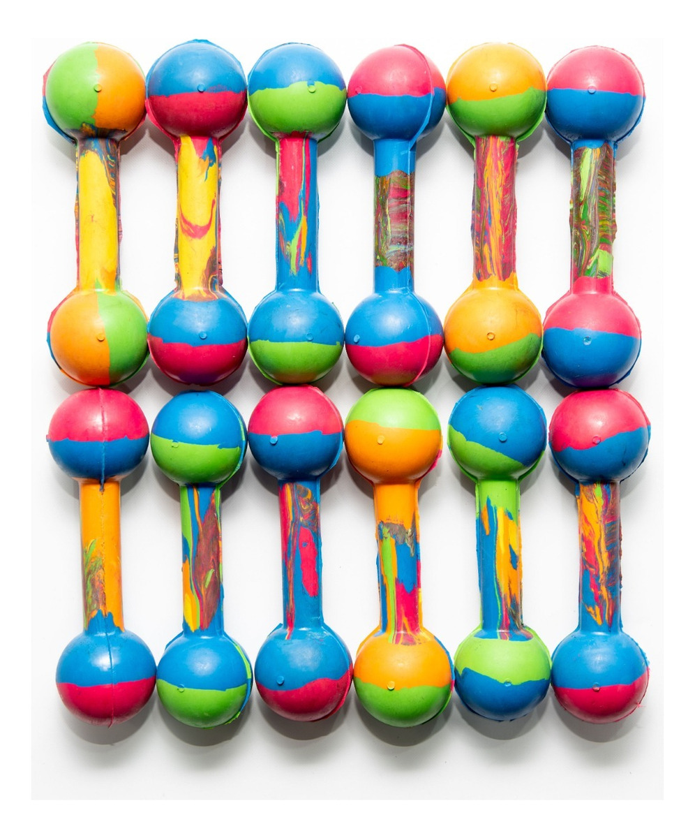 Juguete Para Perros De Goma Pesa Mediana Caucho Nat