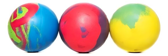 Pelota De Goma Caucho Maciza Para Perros 7.5 Cm X 6 Unidades