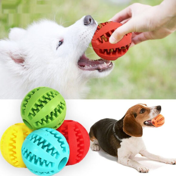 Juguete Mordillo Perros Pelota Porta Alimento Premium 6cm - Image 5