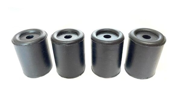 Tope De Goma Puerta Pack 4 Unidades 29 X 40 X 6mm (cod 771)