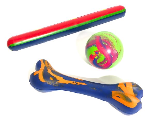 Pelota De Goma Caucho Combo Para Perros Grande 020829