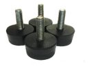 Pata De Goma Con Tornillo 5/16 (x 4 Unidades) Art 511