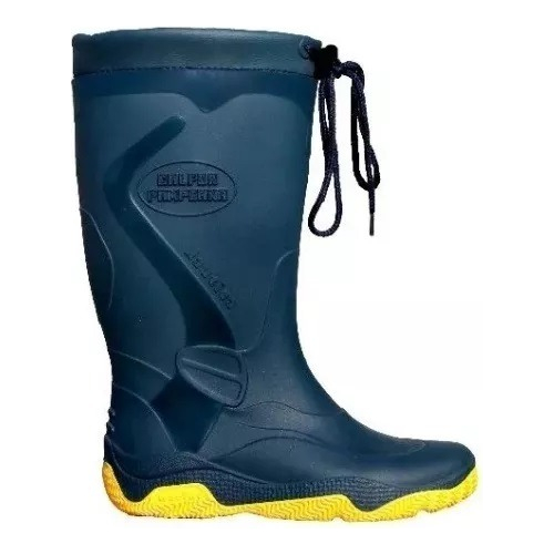 Bota Lluvia Náutica Marine Calfor Pampeana Cuello Cordon(dep - Image 4