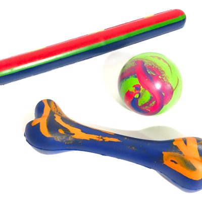 Pelota De Goma Caucho Combo Para Perros Grande 020829 (dep)