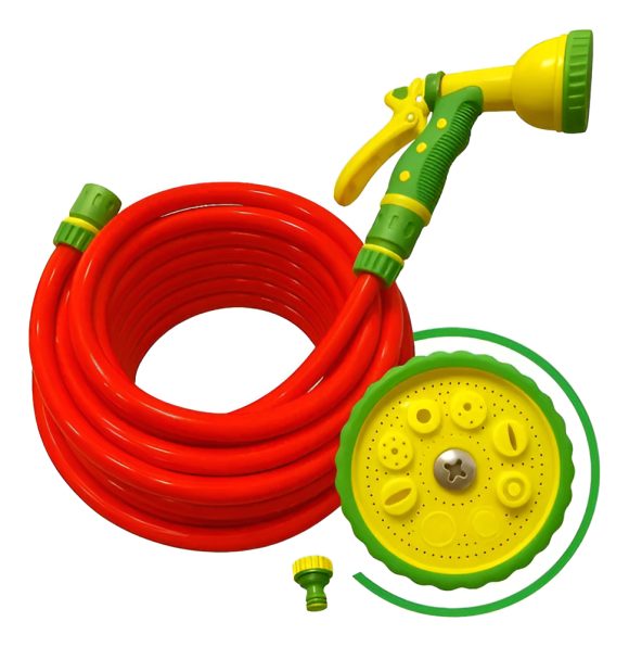 Manguera Riego Naranja 1/2 Reforzada 15 Mts + Multivia Acces