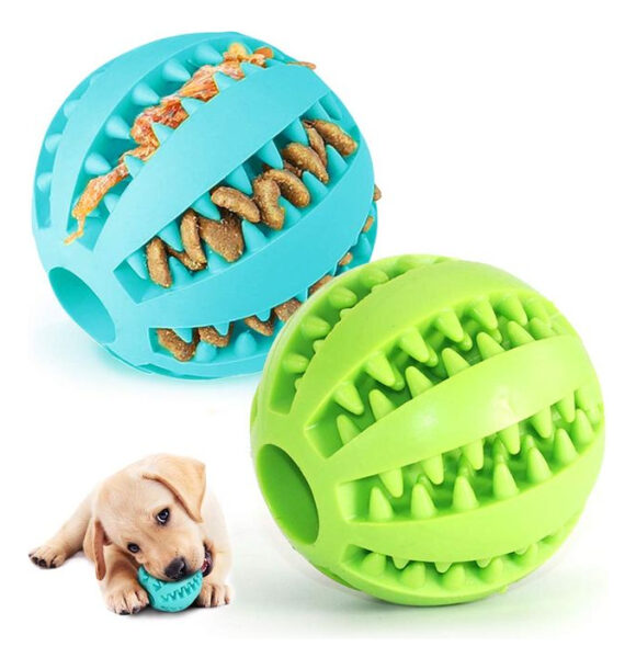 Juguete Mordillo Perros Pelota Porta Alimento Premium 6cm - Image 18