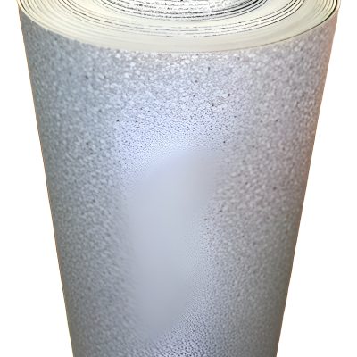 Piso Simil Goma 2mm Alto Tránsito Gris X Rollo 15m2 Premiun