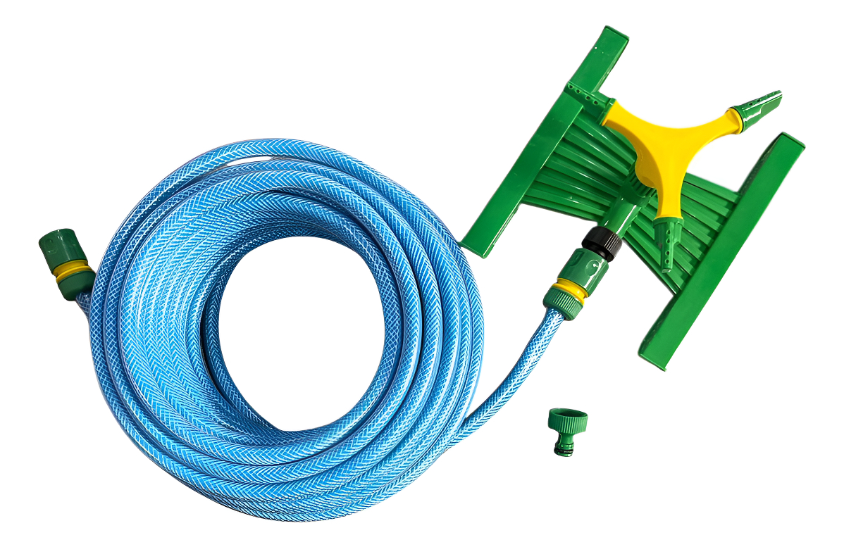 Manguera De Riego 1/2 Reforzada X 15mts + Regador Giratorio