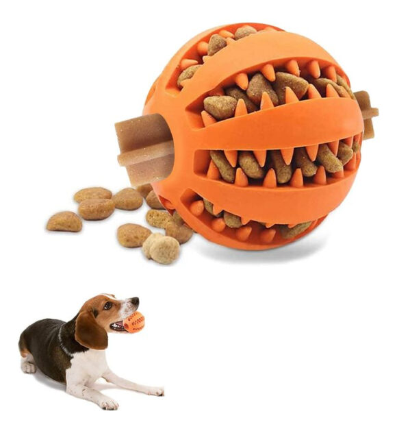 Juguete Mordillo Perros Pelota Porta Alimento Premium 6cm - Image 32