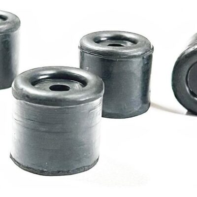 Tope De Goma Puerta Pack 4 Unidades 25 X 25 X 6mm (cod 774)