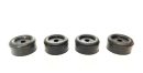 Tope De Goma Puerta Pack 4 Unidades 29 X 13 X 6mm (cod 776)