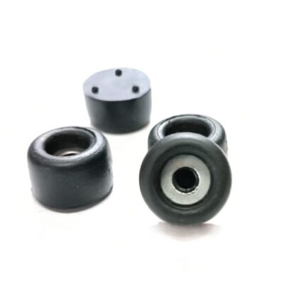 Pata De Goma Para Bafle Con Arandela Metálica X 4 Unidades