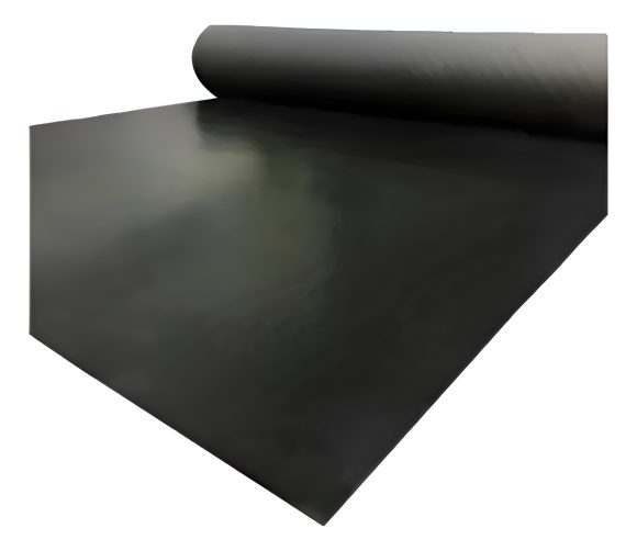 Pisos De Goma Odranid Negro Liso 2mm X 1.40mt Ancho (no Pvc)
