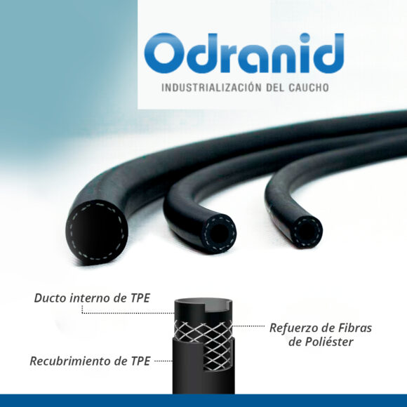 Manguera Presion Compresor Negro 10mm 3/8 Rollo 25mts - Image 3