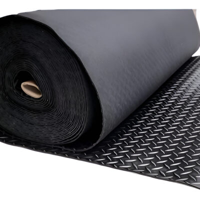 Piso De Goma/pvc Semilla Negro 3mm X 1mt Ancho Alto Transito