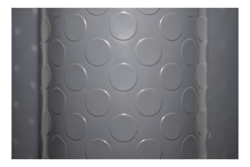 Piso De Goma/pvc Moneda 3mm Gris 1,20x10mts Oficina Gimnasio - Image 3