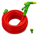 Manguera Riego Naranja 1/2 Reforzada 30 Mts + Pistola Acceso