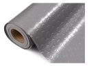 Piso De Goma/pvc Moneda 3mm Gris 1,20x15mts Oficina Gimnasio