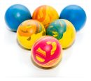 Pelota De Goma Caucho Maciza Para Perros 5cm X 6 Unidades