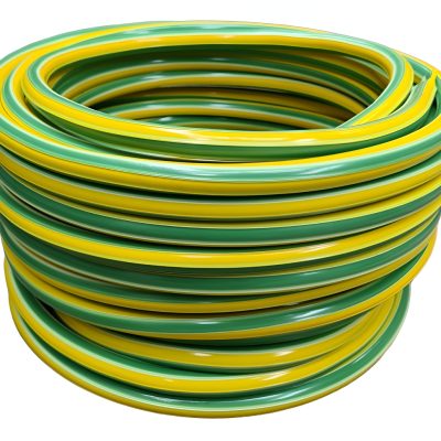 Manguera Riego Jardin Reforzada 1/2 13mm X 25 Mts Rollo Color Verde Oscuro