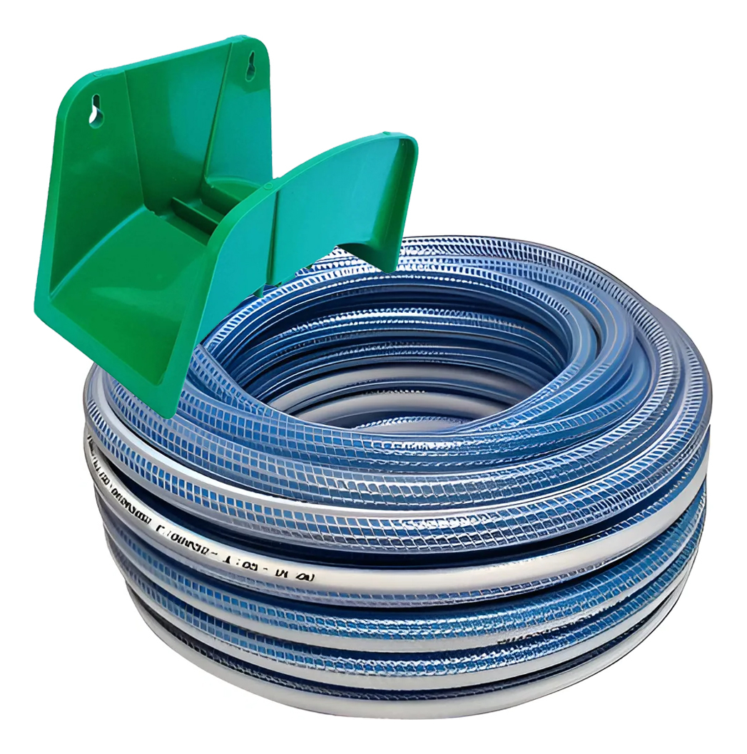 Manguera Riego 1/2 X 15m Anticolapsable Trenzada + Portamang - Image 9