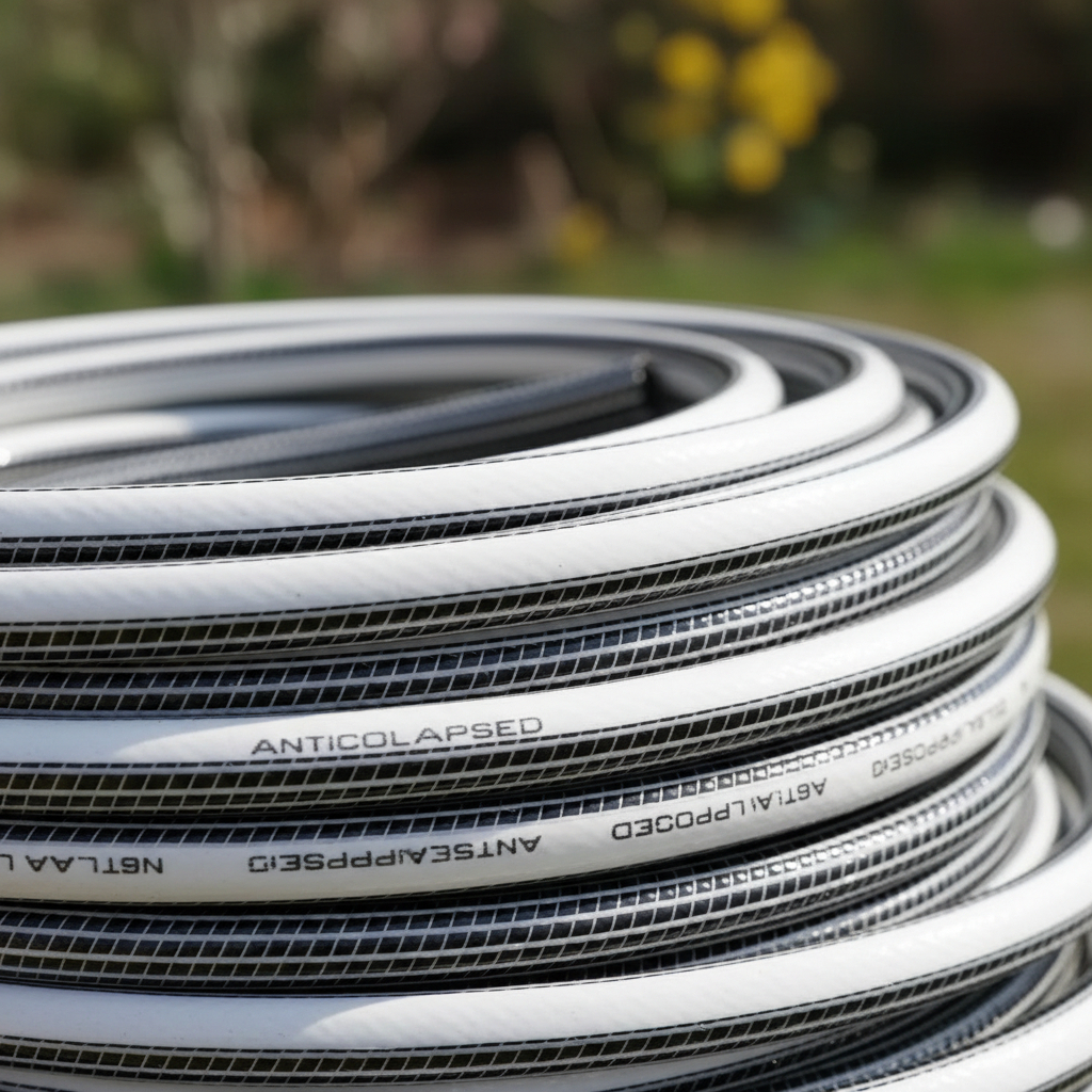 Manguera Riego 1/2 X 15m Anticolapsable Trenzada + Portamang - Image 2