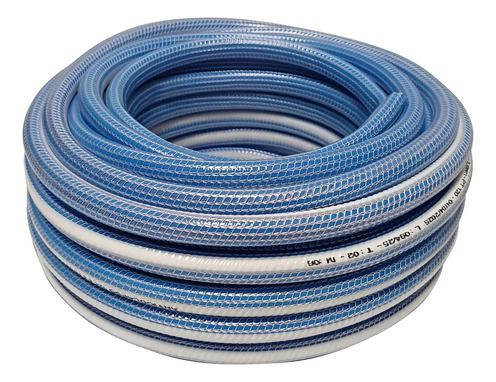 Manguera Riego 1/2 X 50mts Anticolapsable Trenzada Premium
