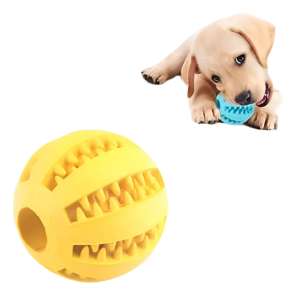 Juguete Mordillo Perros Pelota Porta Alimento Premium 7cm - Image 12