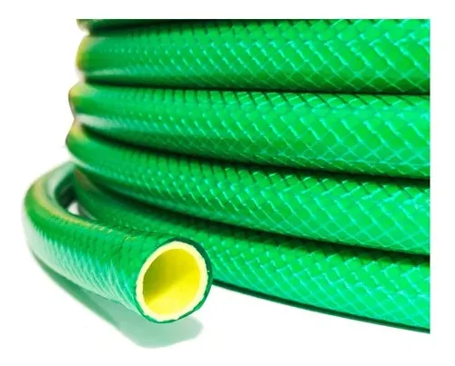 Manguera De Riego Trenzada 3/4 Presión Premium X 20 Mts Verde - Image 2