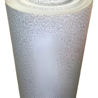 Piso Simil Goma 2mm Alto Tránsito Colectivos Premium X M2 Gris