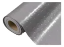 Piso De Goma/pvc Moneda 3mm Gris 1mt X 15mt (rollo Entero) Gris Moneda