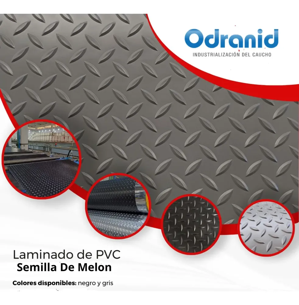 Piso De Goma/pvc Semilla Negro 3mm X 1mt Ancho Alto Transito Negro Semilla - Image 4