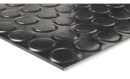 Piso Goma Baldosa Indelval Clasic Negro Saldo 50x50 1m2 3mm