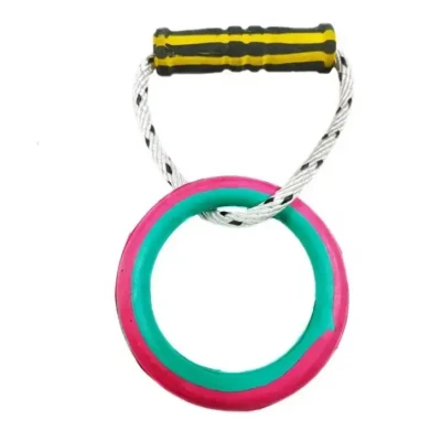 Juguete Para Perro De Goma Tirador Con Arandela Caucho Nat