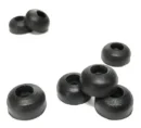 Pata Tope De Goma Pack X 100unidades 14 X 6.8 X 5mm (cod792) Negro